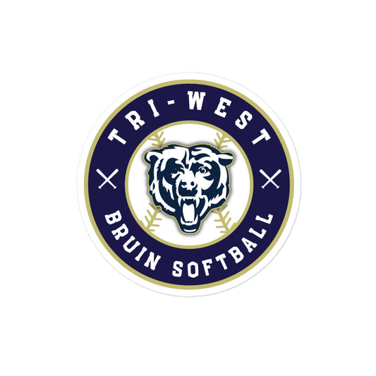 TW Softball Bubble-free Sticker