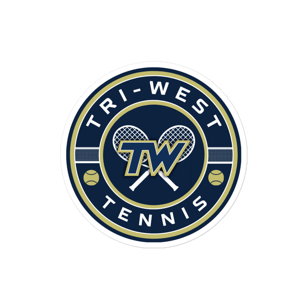 TW Tennis Bubble-free Sticker