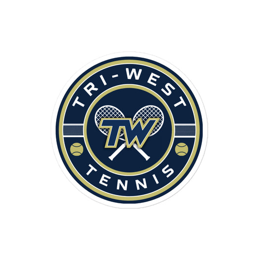 TW Tennis Bubble-free Sticker