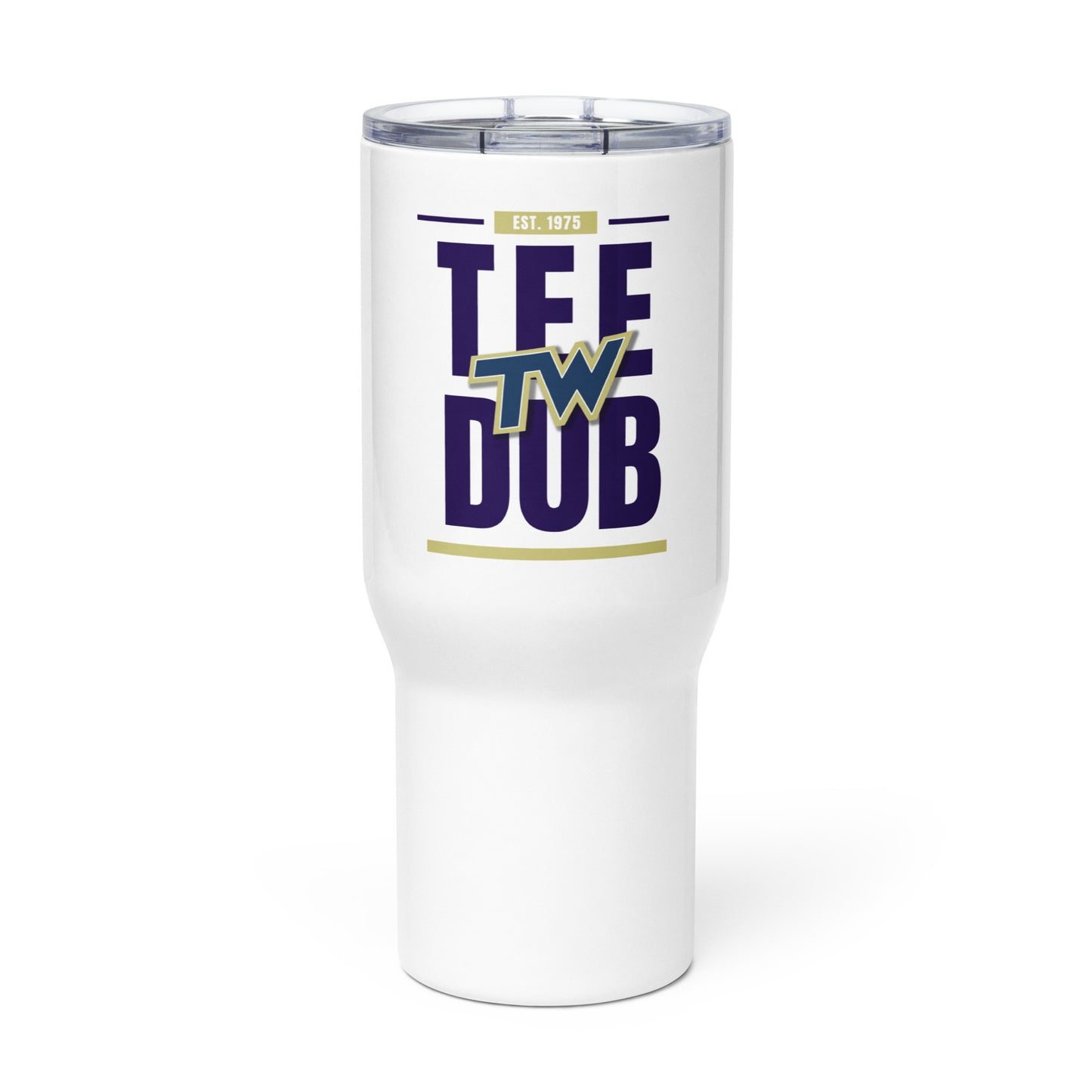 TW Tee Dub Travel mug with a handle