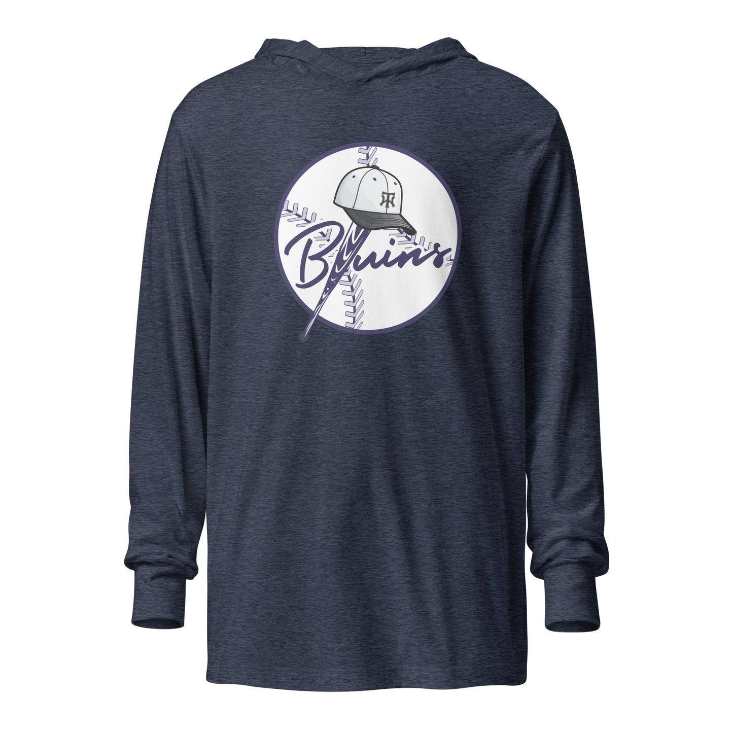 TWB Yanks Logo Hooded long-sleeve tee