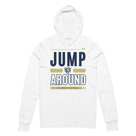 TW Jump Around Hooded long-sleeve tee