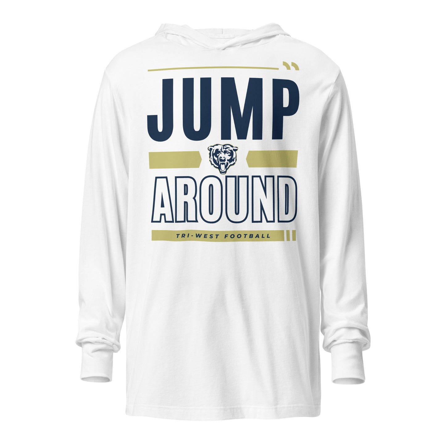 TW Jump Around Hooded long-sleeve tee