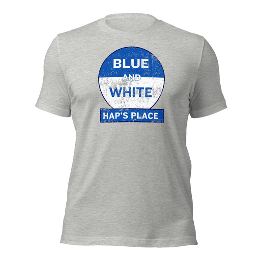 Blue & White Unisex t-shirt