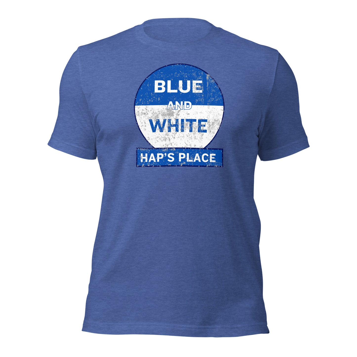 Blue & White Unisex t-shirt